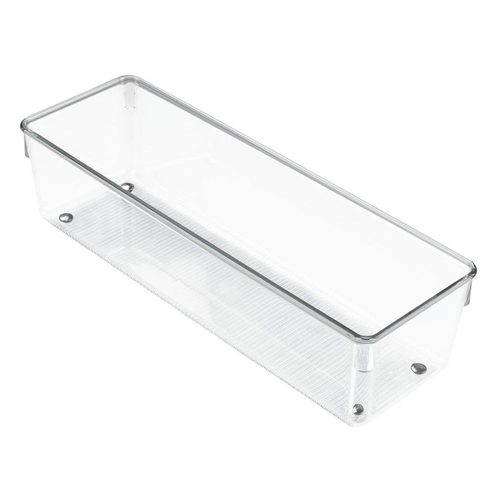 LINUS  Drawer Organiser 4 x 12 x 3 - Clear - The Organised Store