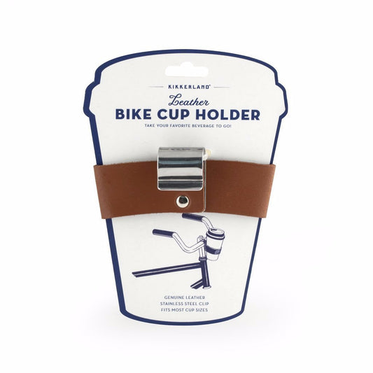 Leather Bike Cup Holder - The Organised Store