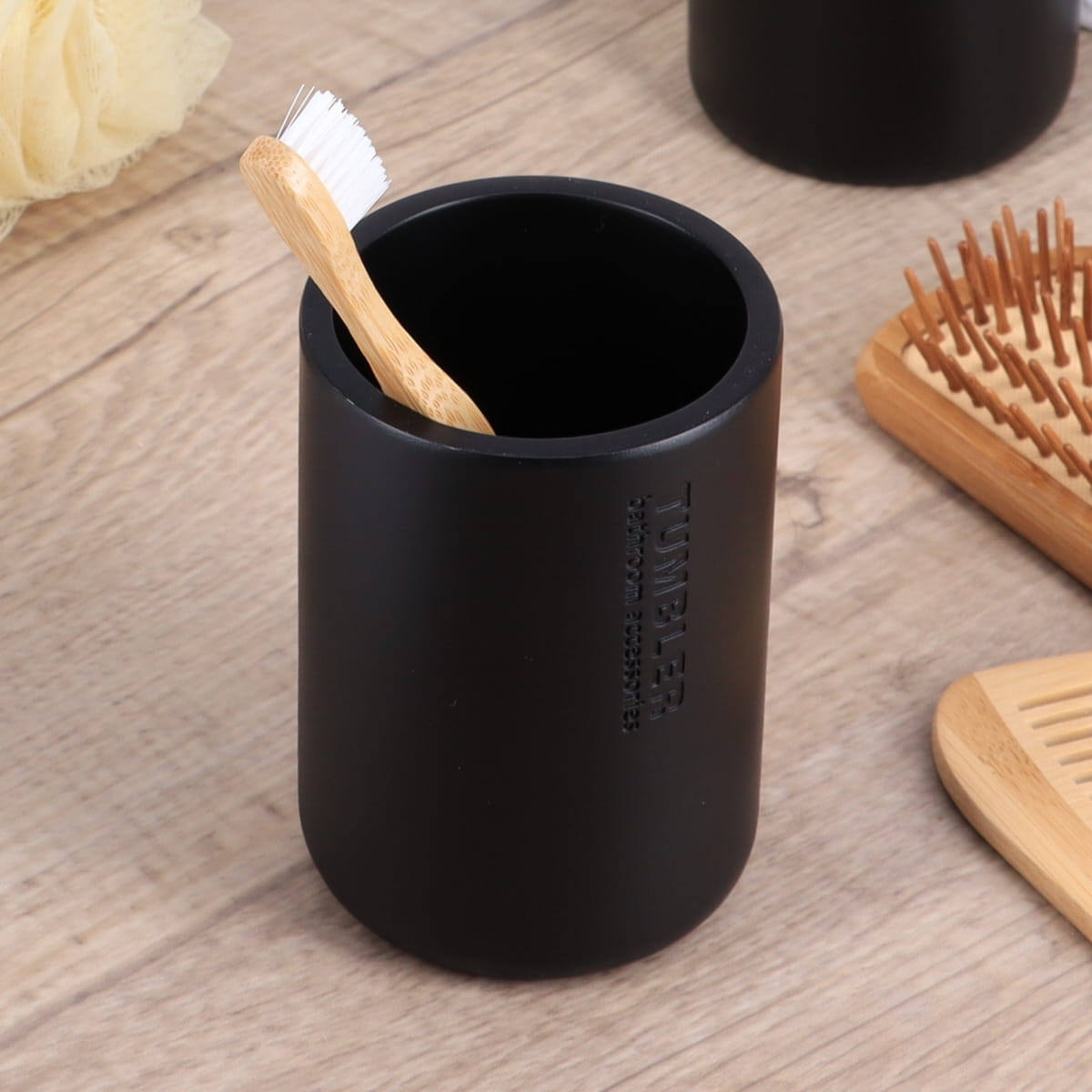 Polyresin Tumbler - Matt Black