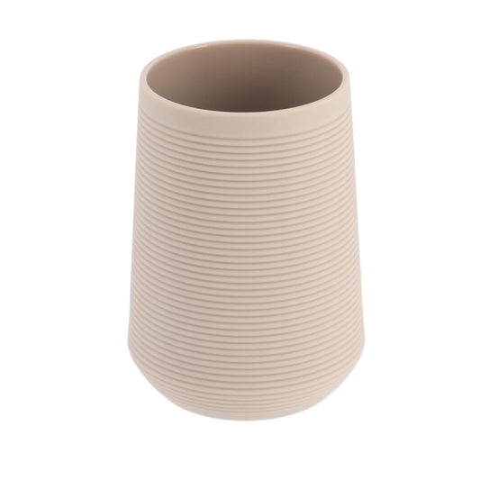 Rubber and ABS tumbler with stripes