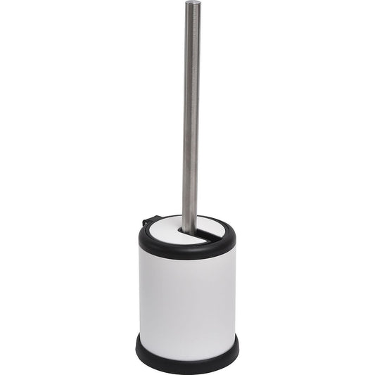 Metal Toilet Brush with Folding Cover - various Colours