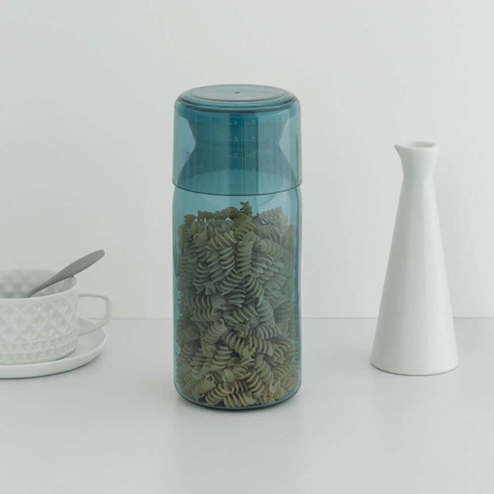 Storage Jar With Measuring Cup 1.3L - The Organised Store