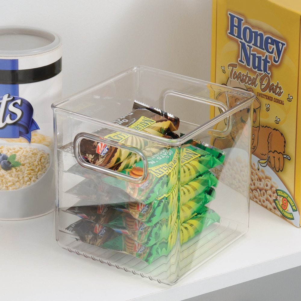 LINUS Pantry Cube bin 6" X 6" X 6" - Clear - The Organised Store