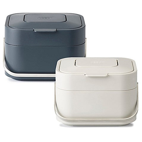 Stack 4 Waste Compost Caddy Grey or Stone - The Organised Store