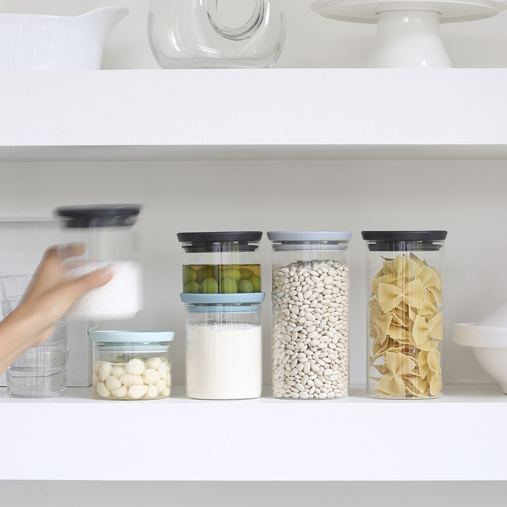 Stackable Glass Jar 1.9L - The Organised Store