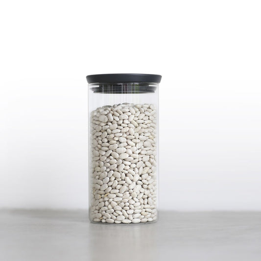 Stackable Glass Jar 1.1L - The Organised Store