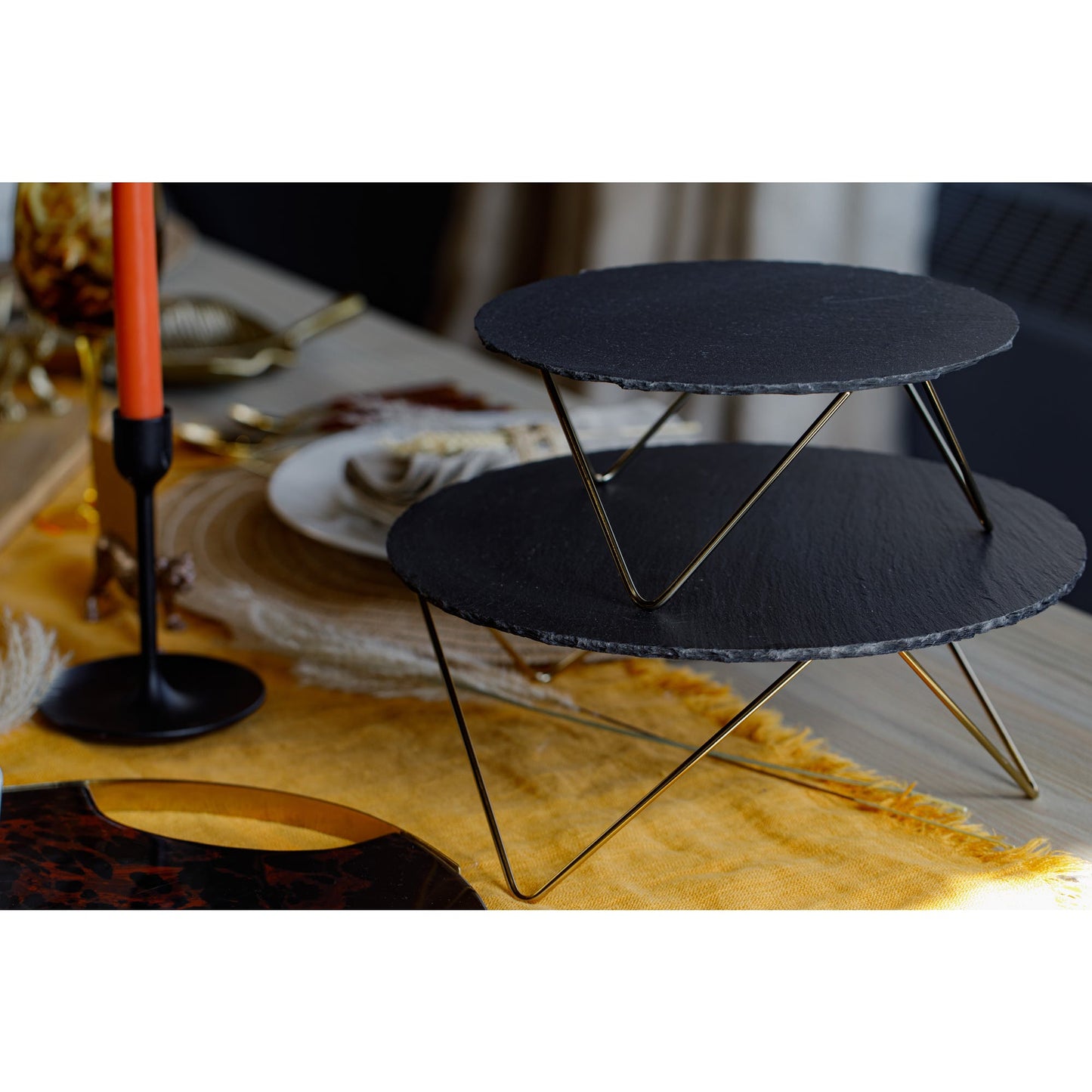 Artesà 2-Tier Slate Platter