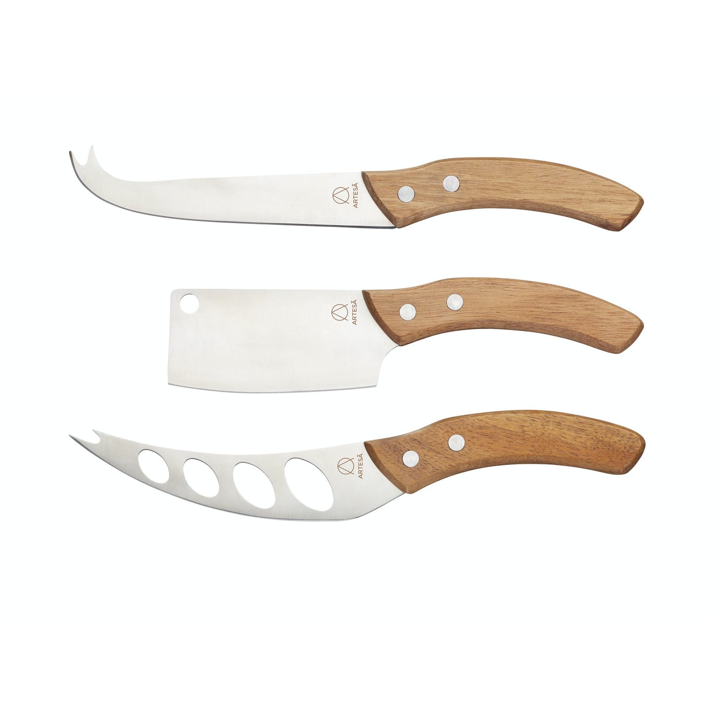 Artesa Stainless Steel Cheese Knife Set