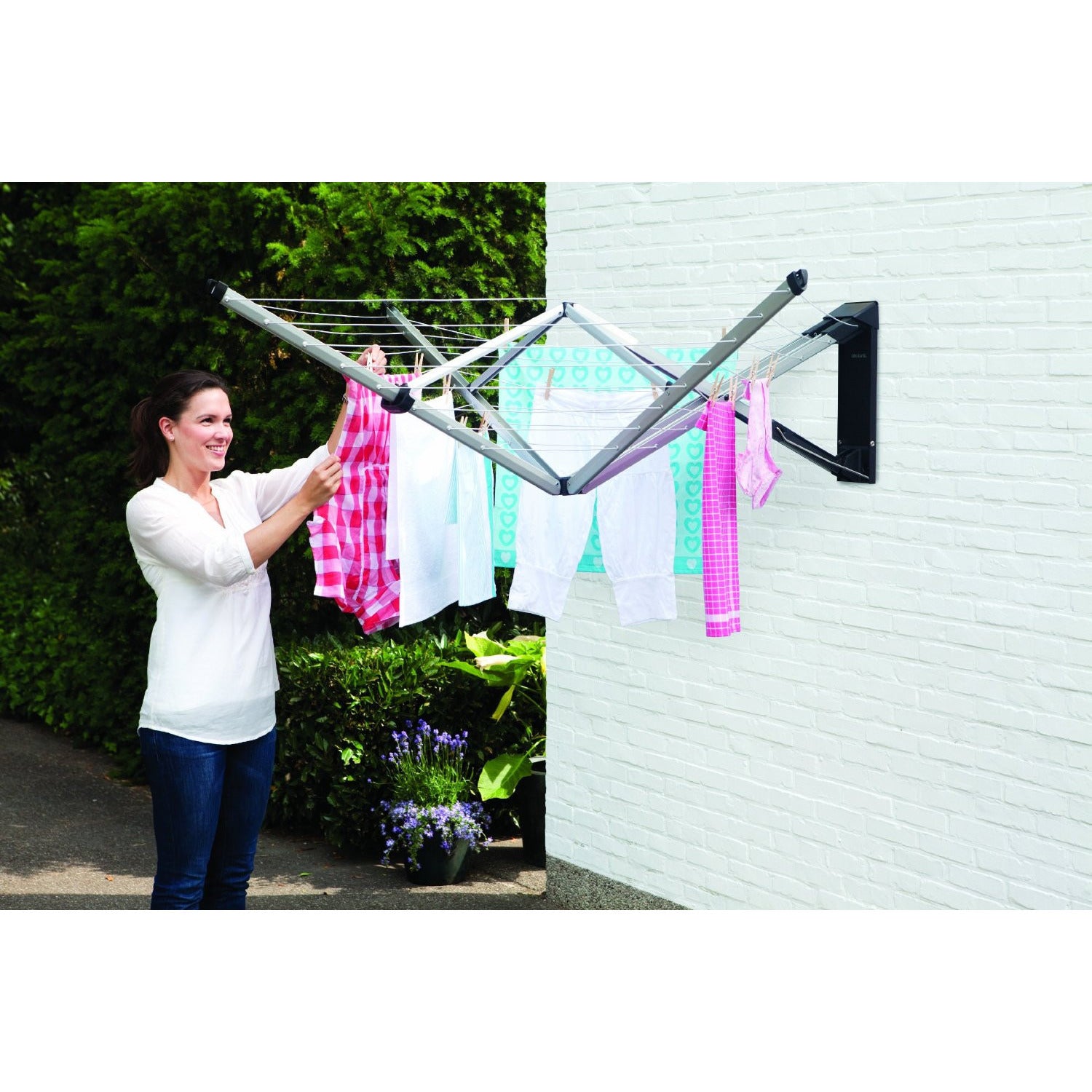 BRABANTIA Wallfix Clothes Line - The Organised Store