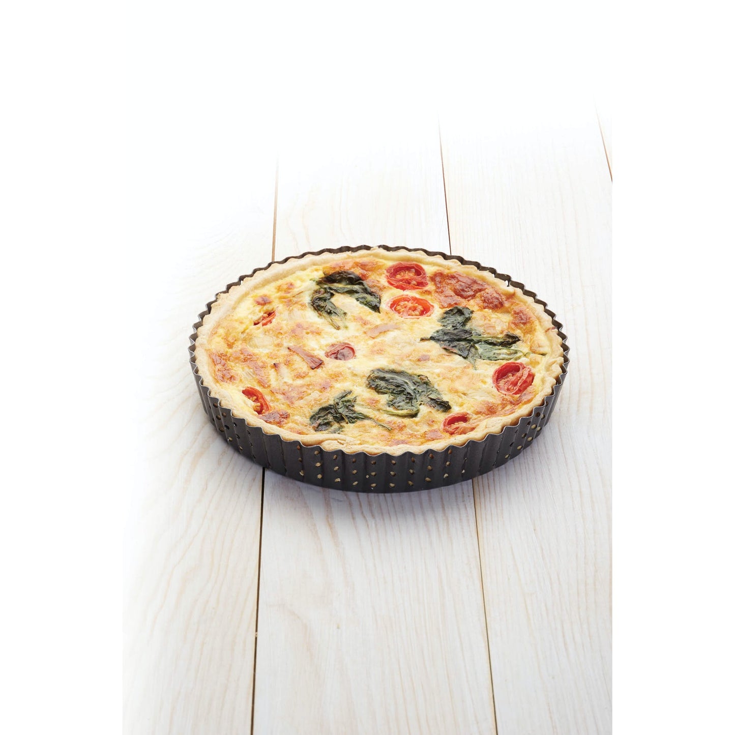 MasterClass Crusty Bake Non-stick Fluted Round  25cm Quiche Tin