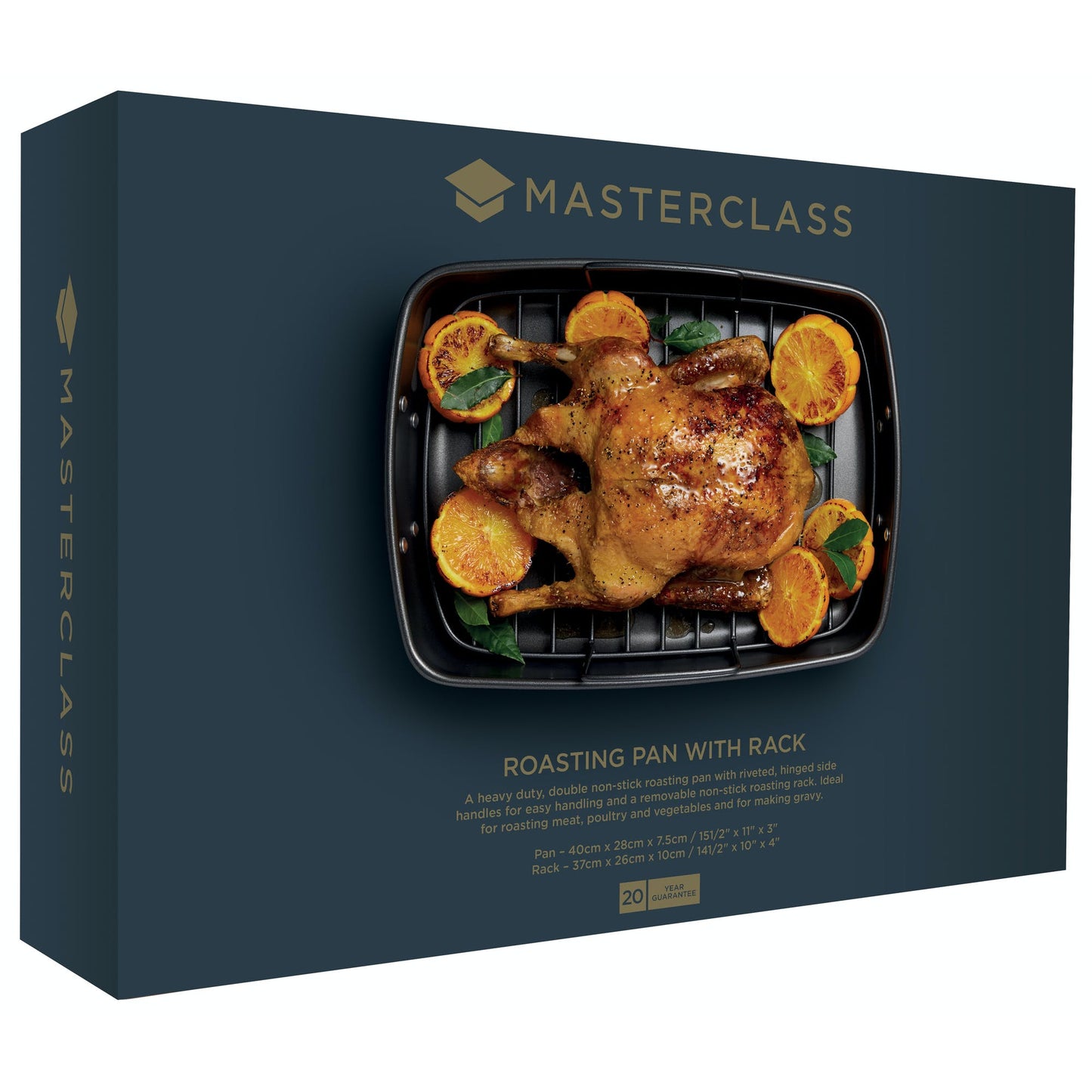 MasterClass Non-Stick Roasting Pan with Rack