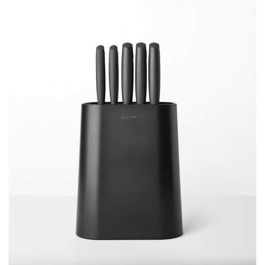 Knife Block Plus Knives- Dark Grey