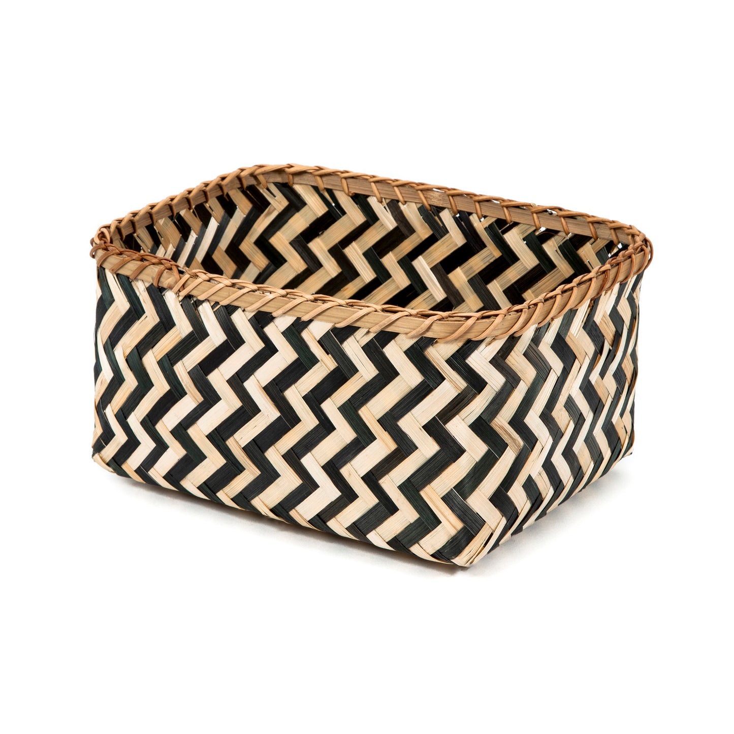 Zebra Bamboo Basket