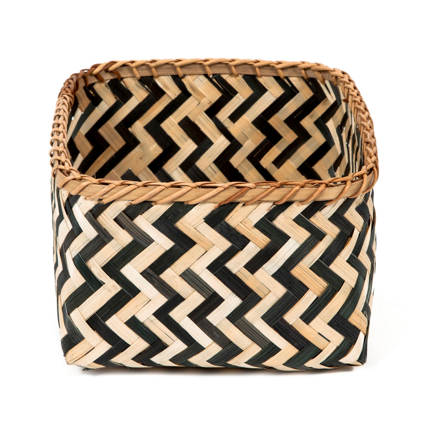 Zebra Bamboo Basket