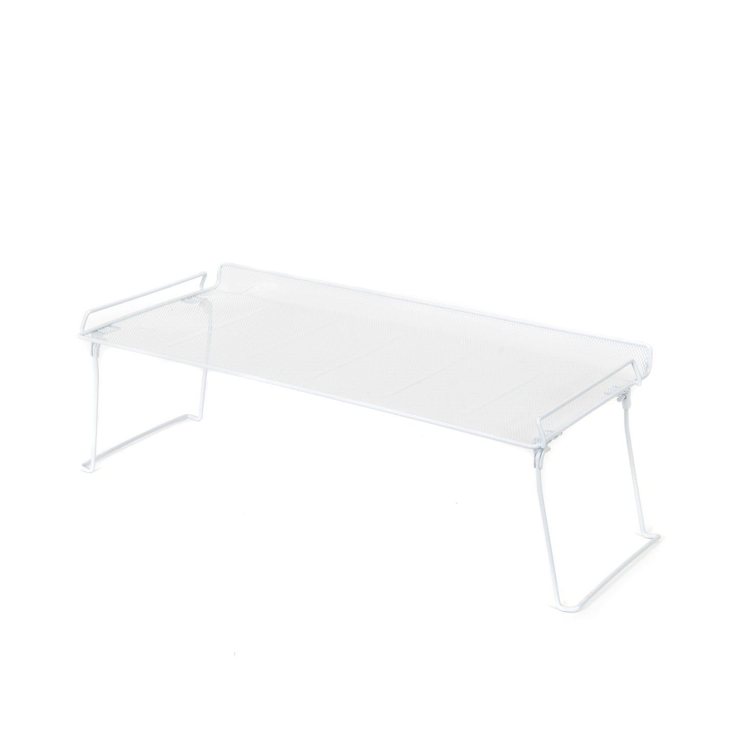 Fold and Stack Mesh Shelf- White Large