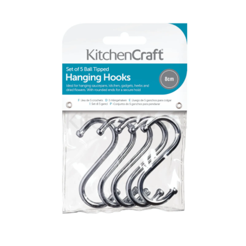 Set of 5 Hanging Hooks