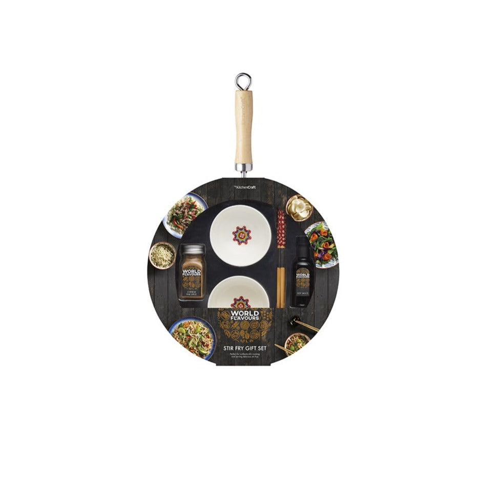 KitchenCraft World of Flavours Stir Fry Gift Set