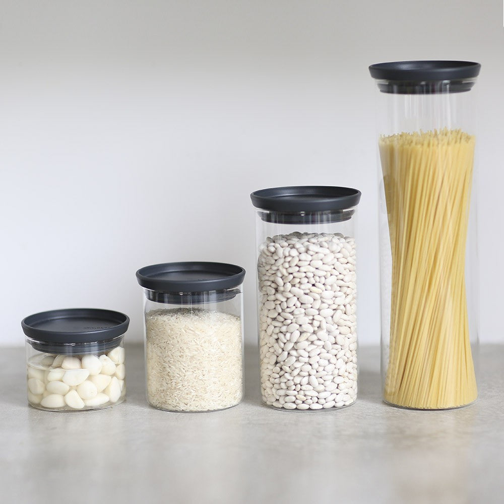 Stackable Glass Jar 1.9L - The Organised Store