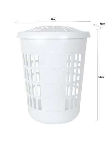 Deluxe Round Laundry Hamper