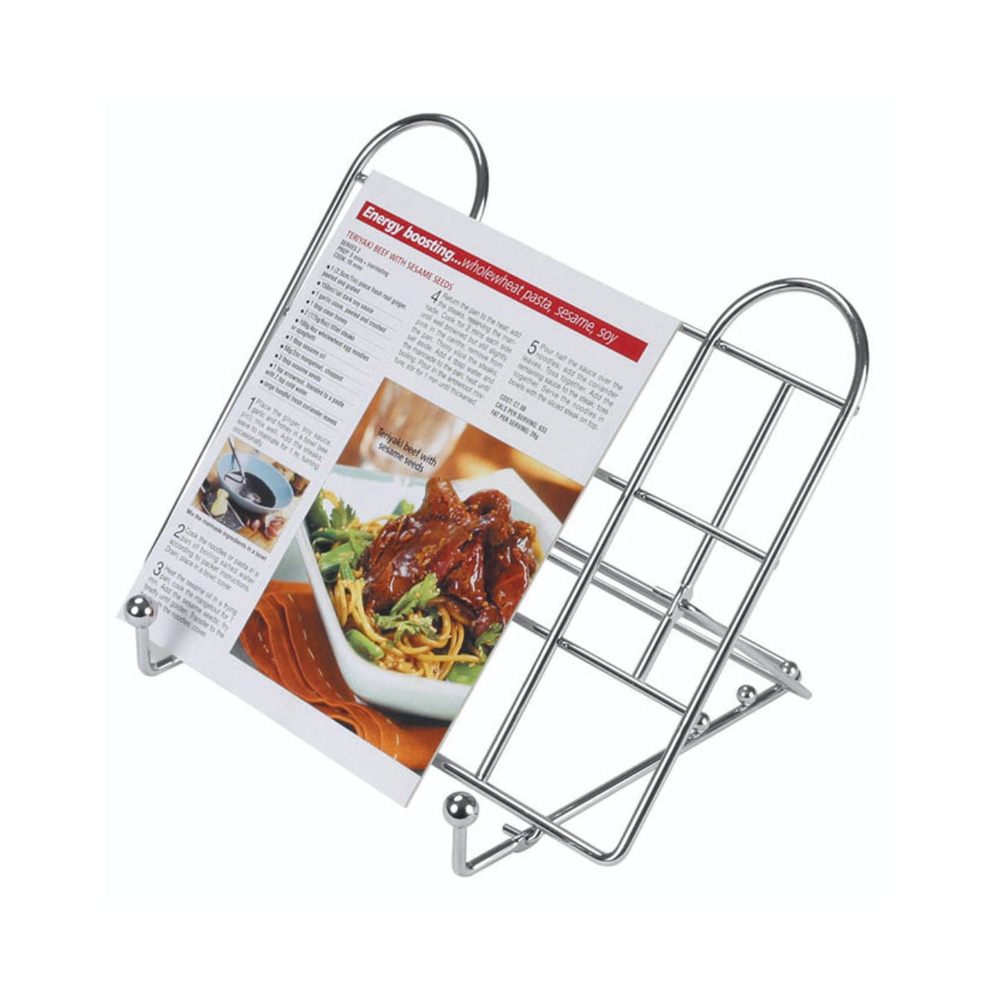 Adjustable Recipe Book Holder