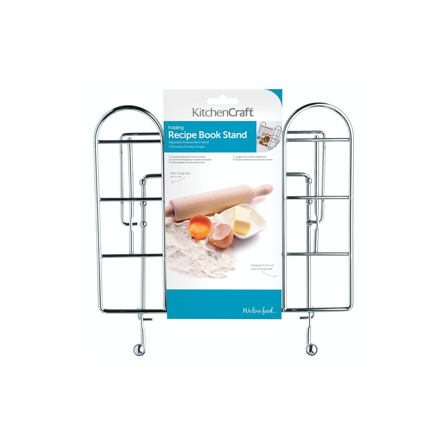 Adjustable Recipe Book Holder