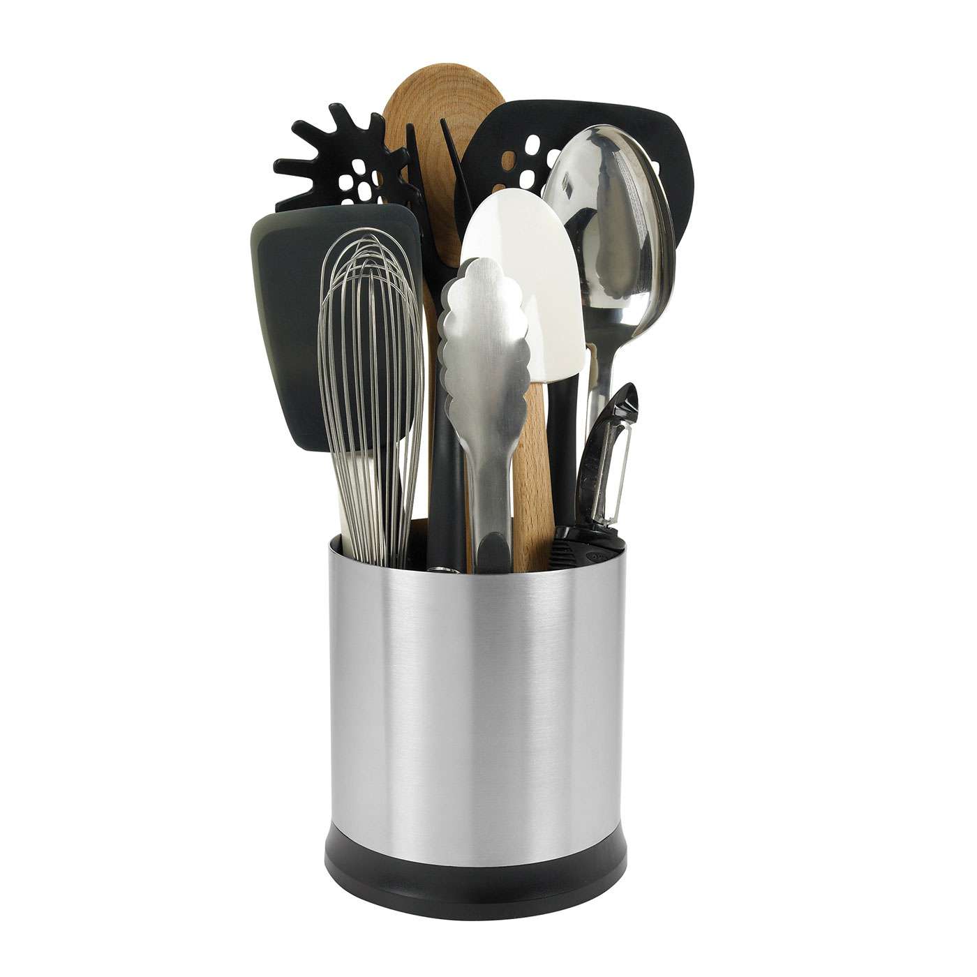 Stainless Steel Rotating Utensil Holder