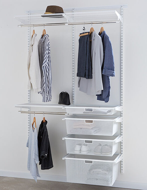 Elfa Basic Wardrobe 2-45cm €165.03