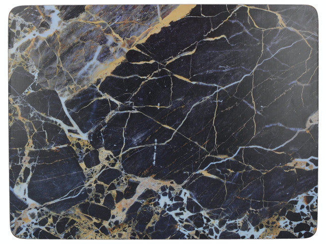 Navy Marble Pack Of 6 Premium Placemats