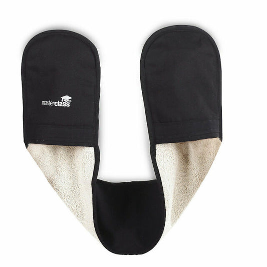 MasterClass Deluxe Professional Black Double Oven Glove