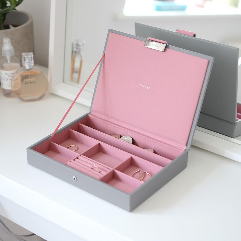 Stackers Classic Lidded Jewellery Box The Organised Store