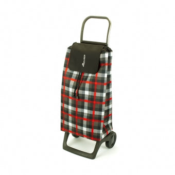 Shopping Trolley - Jet Scottish Pattern