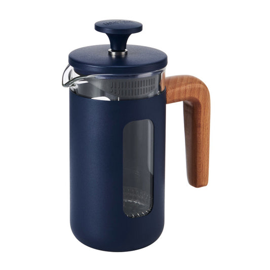 Pisa 3-Cup Cafetiere, Navy