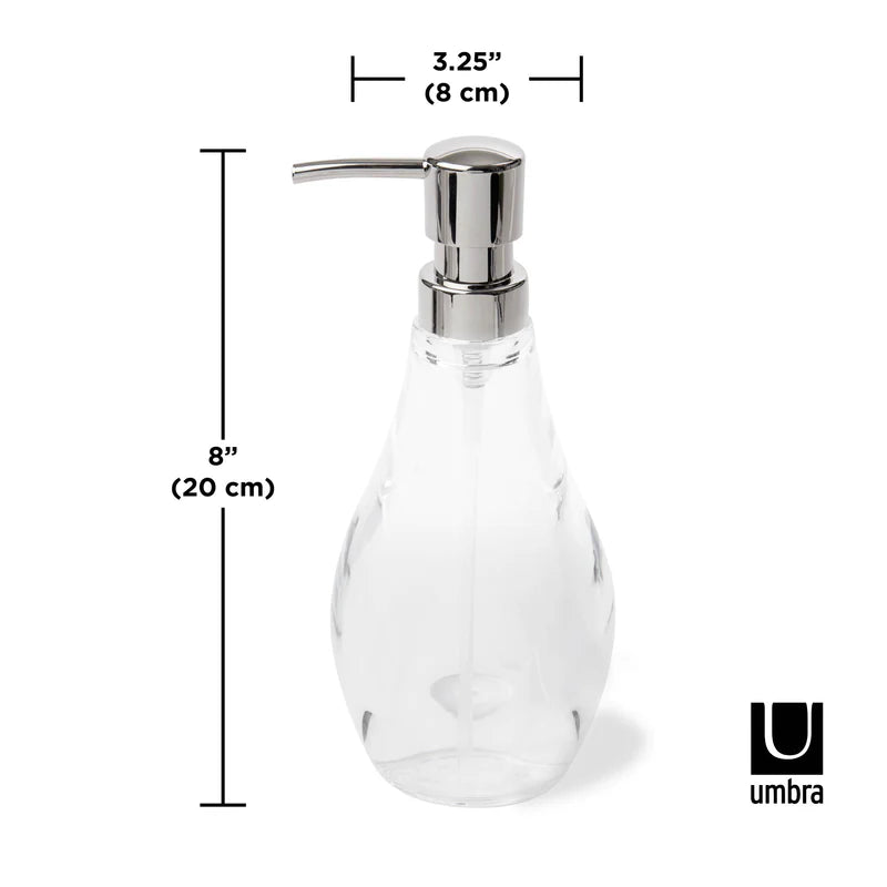 Droplet Soap Pump - Clear